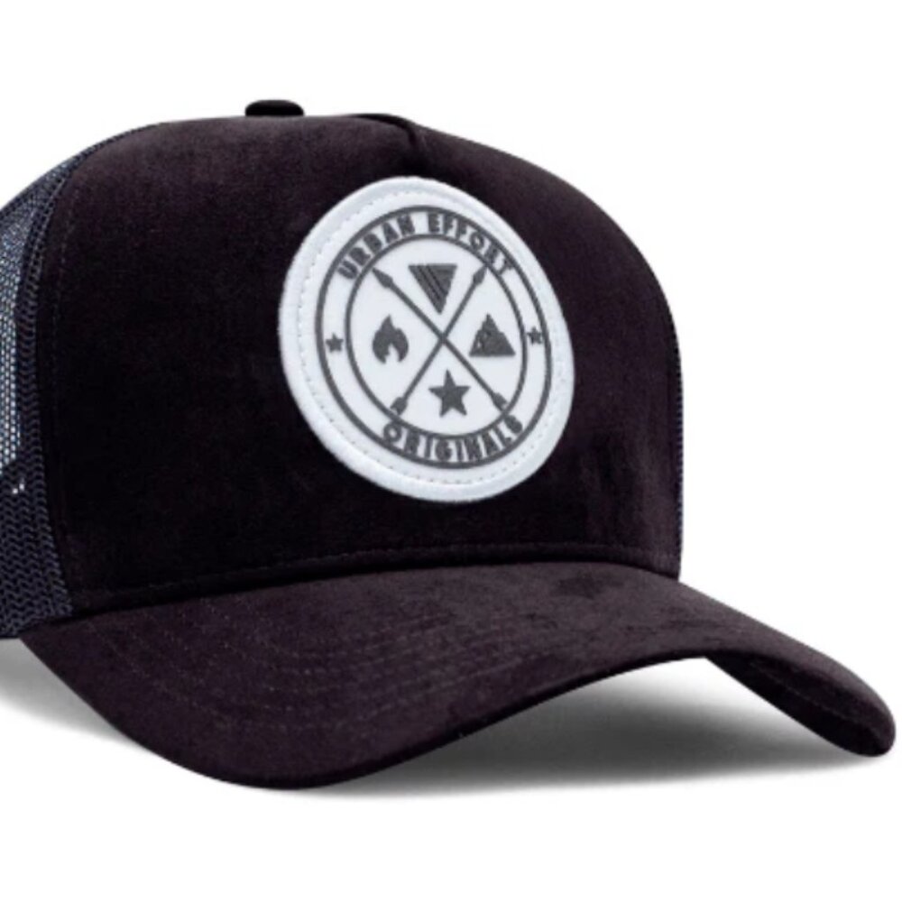 Urban Effort Back Cap - for Men and Women Baseball Hat 5-Panel Trucker Hat - Gre